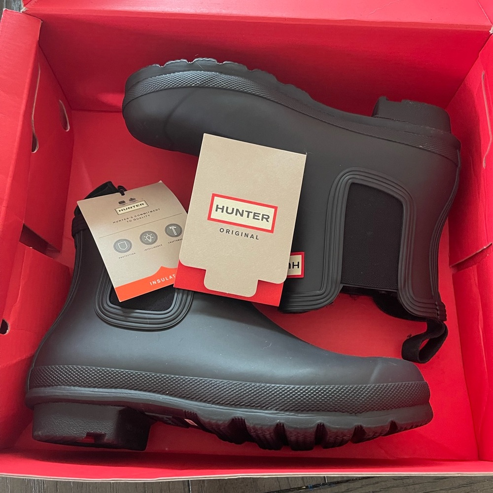 Hunter original waterproof Chelsea rain boots
